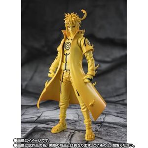 NARUTO FIGURA S.H.FIGUARTS MINATO NAMIKAZE (KURAMA LINK MODE) -BOND OF LIGHT THAT SHATTERS DARKNESS- 15 CM