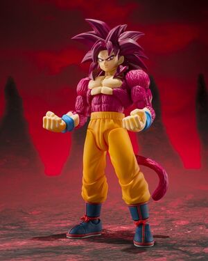 DRAGON BALL FIGURA S.H. FIGUARTS SUPER SAIYAN 4 SON GOKU -DAIMA- 15 CM