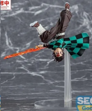 GUARDIANES DE LA NOCHE LUMINASTA FIGURA PVC TANJIRO KAMADO HINOKAMI KAGURA SETTING SUN TRANSFORMATION 15 CM
