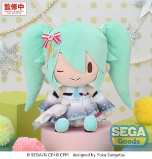 HATSUNE MIKU: COLORFUL STAGE! FUWA PETIT PELUCHE STAGE SEKAI HATSUNE MIKU BRAND NEW WORLD 22 CM