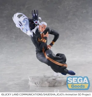 JOJO'S BIZARRE ADVENTURE STONE OCEAN ESTATUA XROSSLINKMAX PVC FATHER PUCCHI 21 CM