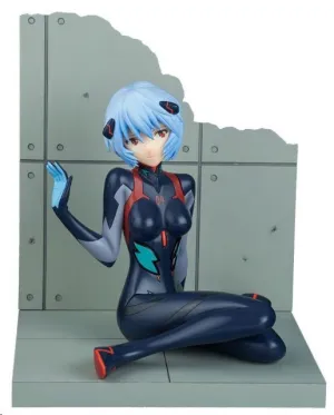 EVANGELION 4.0 FINAL STATUE PVC 1/7 TENTATIVE NAME REI AYANAMI PLUGSUIT VER. NEW MOVIE EDITION 10 CM