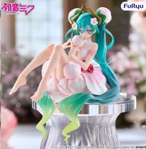 HATSUNE MIKU ESTATUA PVC NOODLE STOPPER FLOWER FAIRY WHITE PLUM BLOSSOM 13 CM