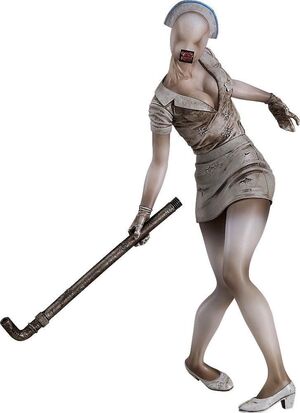 SILENT HILL 2 FIGURA PVC 17 CM BUBBLE HEAD NURSE POP UP PARADE