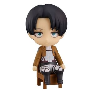 ATAQUE A LOS TITANES FIGURA 9 CM LEVI NENDOROID SWACCHAO