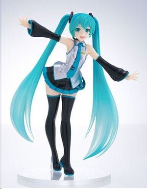 CHARACTER VOCAL SERIES 01: HATSUNE MIKU ESTATUA PVC POP UP PARADE HATSUNE MIKU: TRANSLUCENT COLOR VER. 17 CM