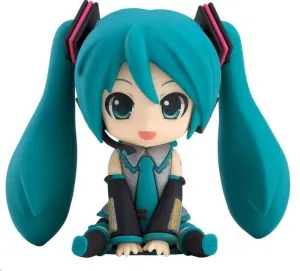 HATSUNE MIKU FIGURA MINI PIAPRO PERSONAJES MASCOTA DE GOMA NENDROID PLUS HATSUNE MIKU 8 CM