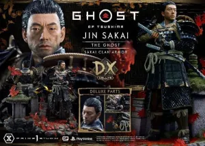 GHOST OF TSUSHIMA ESTATUA 1/4 SAKAI CLAN ARMOR DELUXE BONUS VERSION 60 CM
