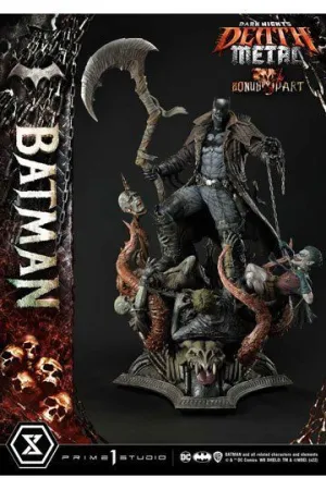 DARK KNIGHTS: METAL ESTATUA 1/3 DEATH METAL BATMAN DELUXE BONUS VER. 105 CM