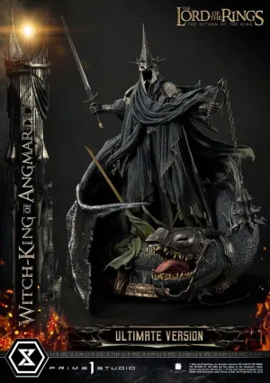 EL SEÑOR DE LOS ANILLOS ESTATUA 1/4 THE WITCH KING OF ANGMAR ULTIMATE VERSION 70 CM