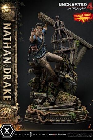 UNCHARTED 4: A THIEF'S END ESTATUA ULTIMATE PREMIUM MASTERLINE 1/4 NATHAN DRAKE DELUXE BONUS VERSION 69 CM