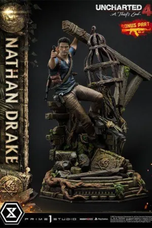 UNCHARTED 4: A THIEF'S END ESTATUA ULTIMATE PREMIUM MASTERLINE 1/4 NATHAN DRAKE DELUXE BONUS VERSION 69 CM
