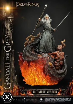EL SEÑOR DE LOS ANILLOS ESTATUA 1/4 GANDALF EL GRIS ULTIMATE VERSION 81 CM