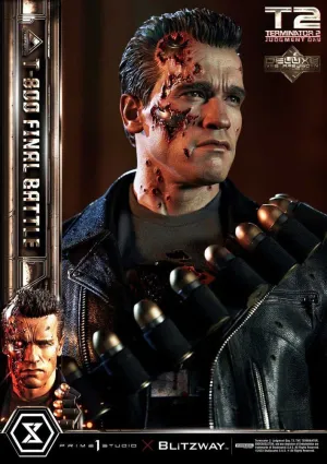 TERMINATOR II ESTATUA MUSEUM MASTERLINE SERIES 1/3 T-800 FINAL BATTLE DELUXE VERSION 75 CM