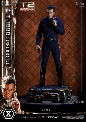 TERMINATOR II ESTATUA MUSEUM MASTERLINE SERIES 1/3 T-100 FINAL BATTLE DELUXE VERSION 73 CM