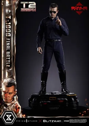 TERMINATOR II ESTATUA MUSEUM MASTERLINE SERIES 1/3 T-100 FINAL BATTLE DELUXE BONUS VERSION 73 CM