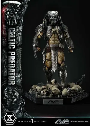 THE ALIEN VS PREDATOR ESTATUA MUSEUM MASTERLINE SERIES 1/3 CELTIC PREDATOR 95 CM