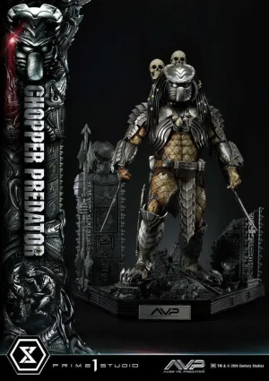 ALIEN VS PREDATOR ESTATUA MUSEUM MASTERLINE SERIES 1/3 CHOPPER PREDATOR 103 CM