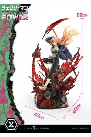 CHAINSAW MAN ESTATUA ULTIMATE PREMIUM MASTERLINE SERIES 1/4 POWER DELUXE VERSION 66 CM