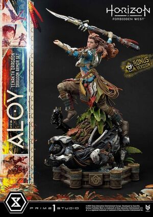 HORIZON FORBIDDEN WEST ESTATUA ULTIMATE PREMIUM MASTERLINE SERIES 1/4 ALOY BONUS VERSION 69 CM