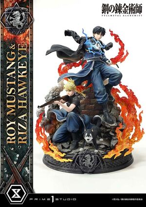 FULLMETAL ALCHEMIST ESTATUA CONCEPT MASTERLINE 1/6 ROY MUSTANG & RIZA HAWKEYE REGULAR VERSION 50 CM