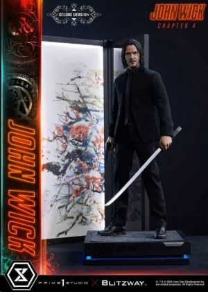 JOHN WICK CHAPTER 4 ESTATUA ULTIMATE PREMIUM MASTERLINE SERIES 1/4 JOHN WICK DELUXE VERSION 54 CM