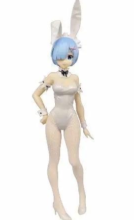 RE:ZERO FIGURA 30 CM REM FIG WHITE PEARL COLOR VER