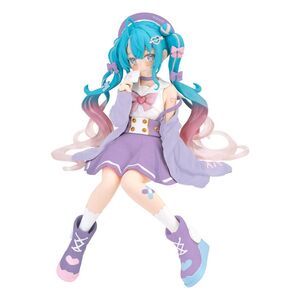 HATSUNE MIKU ESTATUA 13 CM NOODLE STOPPER HATSUNE MIKU LOVE SAILOR PURPLE COLOR VER