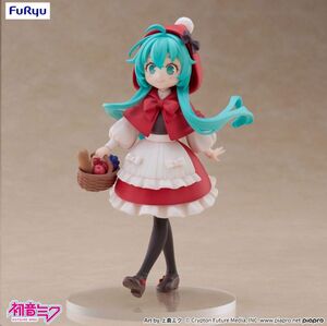 HATSUNE MIKU ESTATUA PVC DESKTOP FAIRY LITTLE RED RIDING HOOD VER. 16 CM