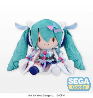 HATSUNE MIKU PELUCHE 30 CM HATSUNE MIKU WINTER FESTIVAL FLUFFY PLUSH