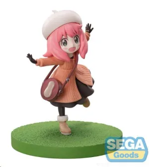 SPY X FAMILY ESTATUA LUMINASTA PVC ANYA FORGER  FAMILY OOTING 12 CM