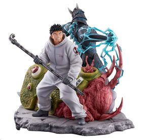 KAIJU NO.8 PVC SHIBUYA SCRAMBLE FIGURE 1/7 KAIJU NO.8 & KAFKA HIBINO 29 CM
