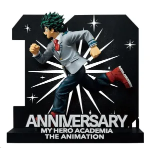 MY HERO ACADEMIA FIGURA 10TH ANIVERSARY THE ANIMATION  ICHIBANSHO IZUKU MIDORIYA 21 CM