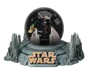 STAR WARS BOLA DE NIEVE YODA VS DARTH SIDIOUS                              