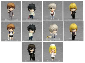 DEATH NOTE NENDOROID CASE FILE #02 (10 MODELOS)                            