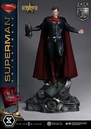 ZACK SNYDER'S JUSTICE LEAGUE ESTATUA REAL ELITE MASTERLINE SERIES 1/3 SUPERMAN KNIGHTMARE COLOR EDITION DELUXE BONUS VER. 95 CM