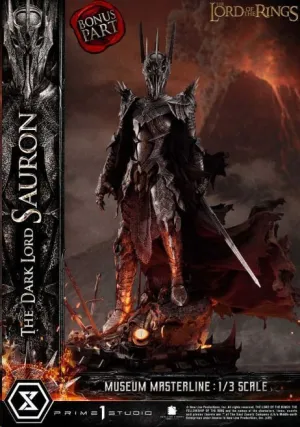 EL SEÑOR DE LOS ANILLOS ESTATUA MUSEUM MASTERLINE SERIES 1/3 THE DARK LORD SAURON BONUS VERSION 117 CM