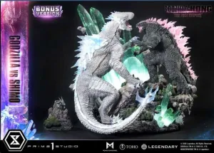 GODZILLA X KONG: THE NEW EMPIRE ESTATUA ULTIMATE DIORAMA MASTERLINE SERIES GODZILLA VS SHIMO BONUS VERSION 86 CM
