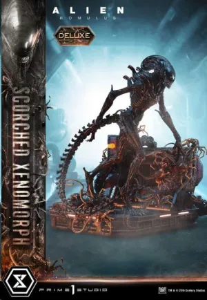 ALIEN: ROMULUS ESTATUA MUSEUM MASTERLINE XL 1/3 SCORCHED XENOMORPH DELUXE VERSION 98 CM