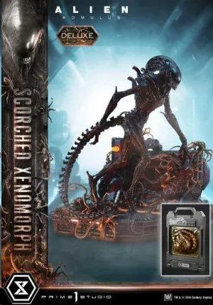 ALIEN: ROMULUS ESTATUA MUSEUM MASTERLINE XL 1/3 SCORCHED XENOMORPH DELUXE BONUS VERSION 98 CM