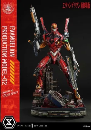 RECONSTRUCCIÓN DE EVANGELION ESTATUA ULTIMATE DIORAMA MASTERLINE SERIES EVANGELION PRODUCTION MODEL-02 (CONCEPTO DE JOSH NIZZI) 73 CM