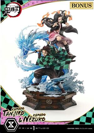 GUARDIANES DE LA NOCHE CONCEPT MASTERLINE SERIES ESTATUA 1/6 NEZUKO & TANJIRO ULTIMATE BONUS VER. 56 CM
