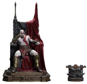 GOD OF WAR THRONE LEGACY SERIES ESTATUA 1/3 RAGNAROK MASTER YOUNG KRATOS BONUS VERSION 91 CM