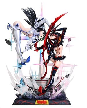 KILL LA KILL ULTIMATE PREMIUM MASTERLINE STATUE 1/4 RYUKO MATOI VS SATSUKI KIRYUIN BONUS VERSION 62 CM
