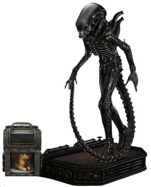 ALIEN MOVIE MUSEUM MASTERLINE XL STATUE 1/3 BIG CHAP XENOMORPH CLOSE UP SHOT VER. DX BONUS VERSION 100 CM