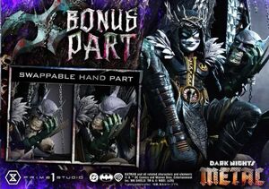 DC COMICS MUSEUM MASTERLINE STATUE 1/3 DARK NIGHTS: DEATH METAL THE BATMAN WHO LAUGHS & ROBIN KING DX BONUS 85 CM