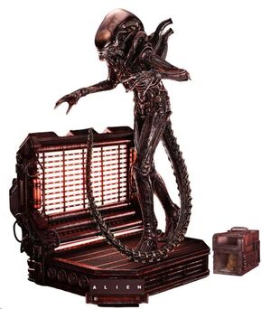 ESTATUA XL DE LA LÍNEA MASTERLINE 1/3 DEL MUSEO ALIENÍGENA, VERSIÓN REGULAR DEL XENOMORFO BIG CHAP (VERSIÓN EXTRA, 100 CM).