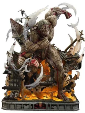 ATAQUE A LOS TITANES (TV ANIMATION) ULTIMATE DIORAMA MASTERLINE ESTATUA REINER BRAUN ARMORED TITAN 75 CM