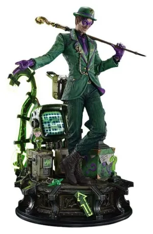 DC COMICS REAL ELITE MASTERLINE SERIES ESTATUA 1/3 THE RIDDLER ALL IN ONE 74 CM