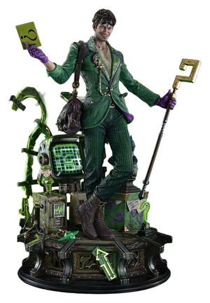 DC COMICS REAL ELITE MASTERLINE SERIES ESTATUA 1/3 THE RIDDLER ALL IN ONE DELUXE VERSION 74 CM